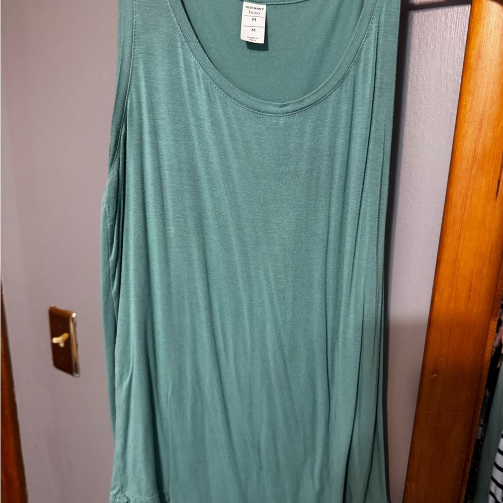 Old Navy Sleeveless Green Tank Top
